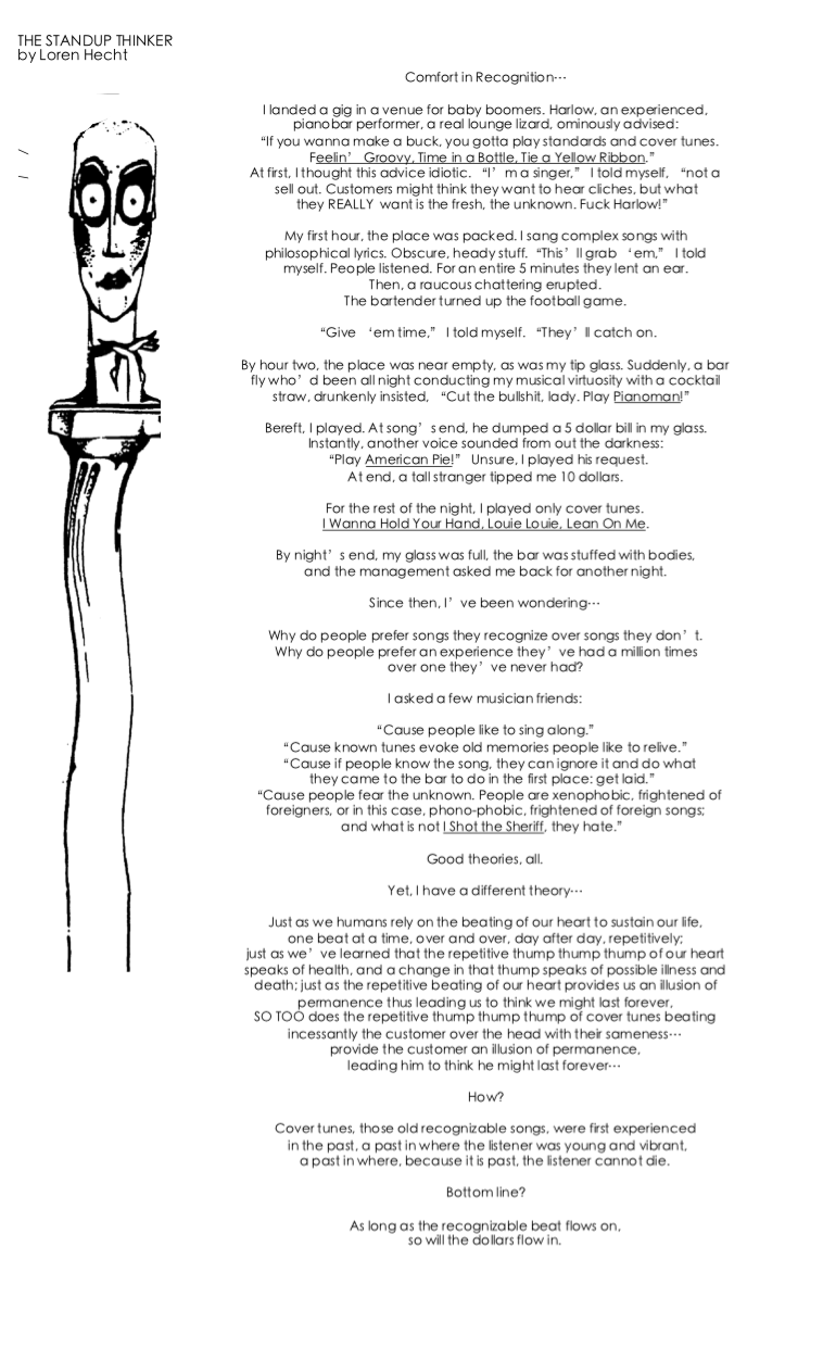 COMFORT IN RECOGNITION 8 4 19